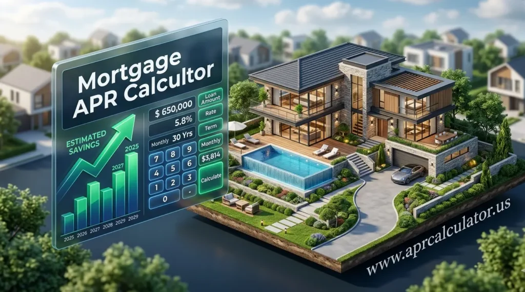 Mortgage APR Calculator Graphic